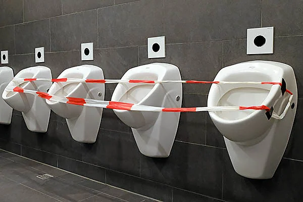 gesperrte toiletten