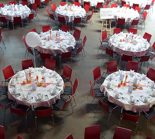 Feier in der Halle Feier in der Halle